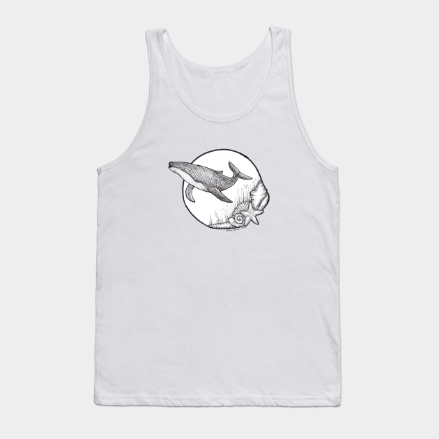 Whale Tank Top by ReneeDixonArt